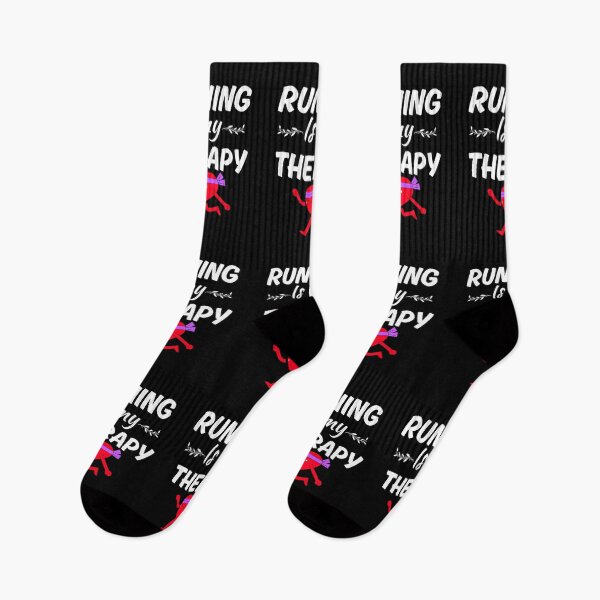 Item preview, Running is my therapy, funny running lifestyle love and enthusiast, cardio lovers designed and sold by NBSStore.