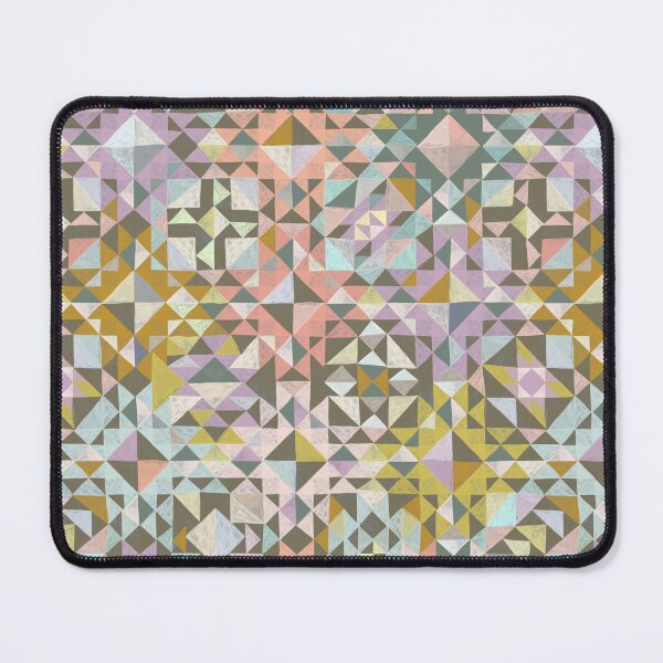 Item preview, abstract diamond facets hand drawn geometric shapes aztec mirage texture designed and sold by Ruth Cadioli.