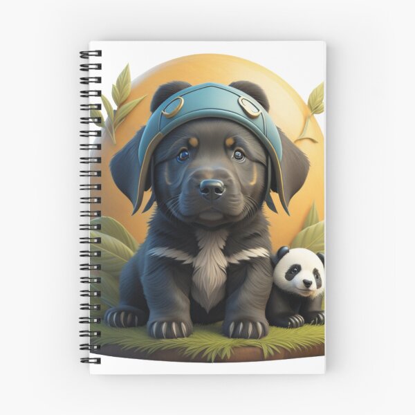 Item preview, "Labrador Pup & Pandas: Cute Combo! ?? designed and sold by Lahate.