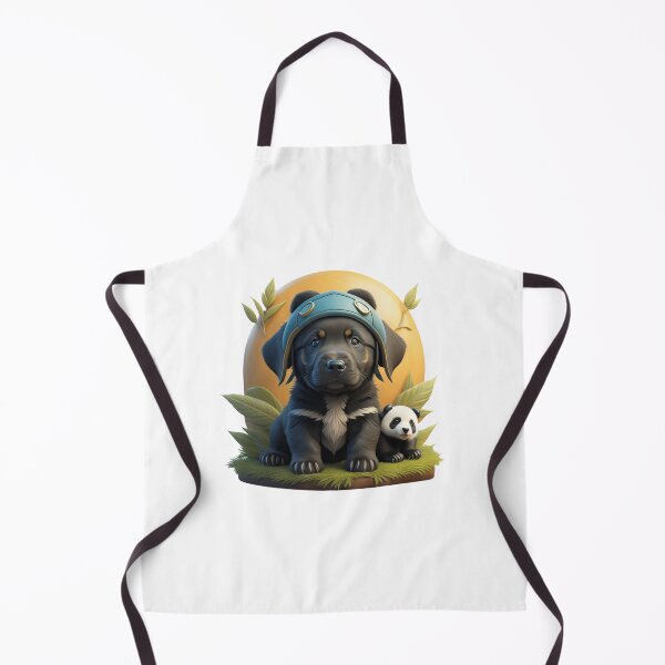 Item preview, "Labrador Pup & Pandas: Cute Combo! ?? designed and sold by Lahate.
