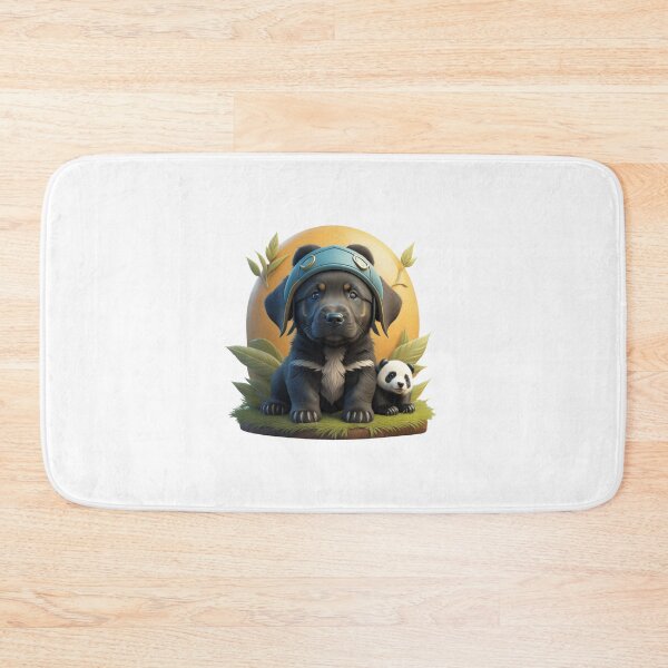 Item preview, "Labrador Pup & Pandas: Cute Combo! ?? designed and sold by Lahate.