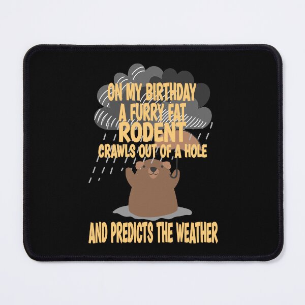 Item preview, Groundhog day birthday designed and sold by giftfromheart.