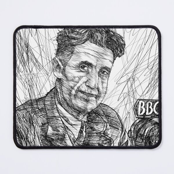 Item preview, GEORGE ORWELL ink portrait .3 designed and sold by lautir.