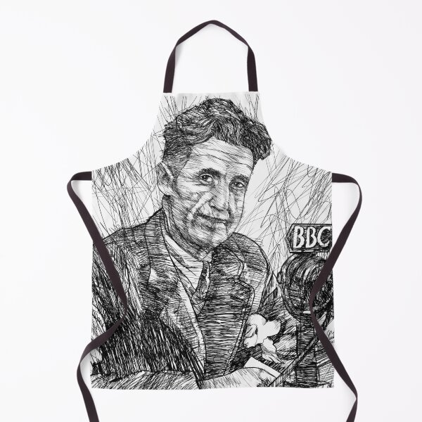 Item preview, GEORGE ORWELL ink portrait .3 designed and sold by lautir.