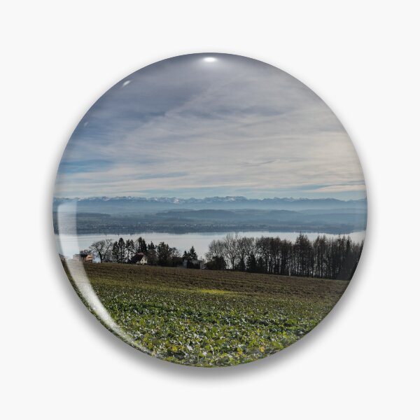 Item preview, Lake Murten (view from Mont Vully) with the Swiss Alps chain (including Eiger, Mönch, Jungfrau) designed and sold by majestix37.