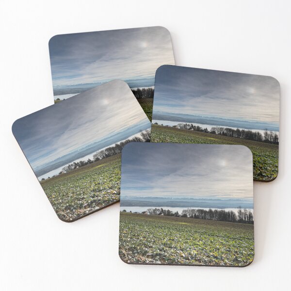 Item preview, Lake Murten (view from Mont Vully) with the Swiss Alps chain (including Eiger, Mönch, Jungfrau) designed and sold by majestix37.