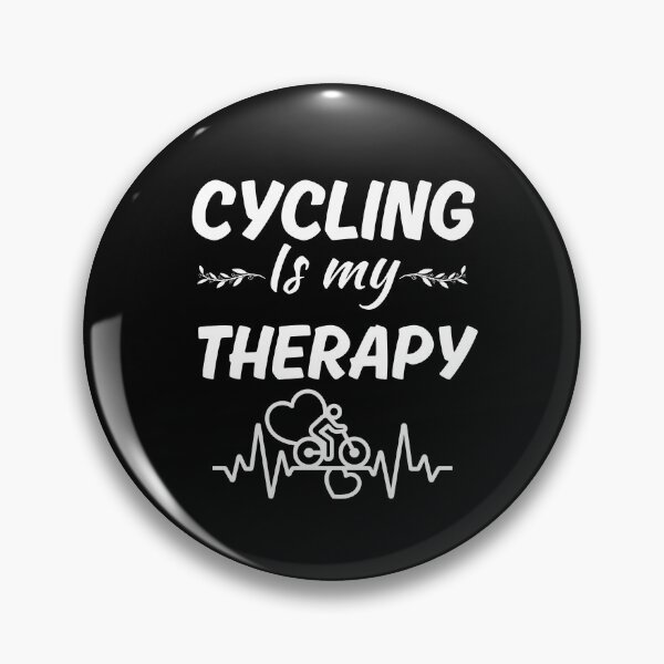 Item preview, Cycling is my therapy, bicycle is my therapist, funny cycling passion hobby saying designed and sold by NBSStore.