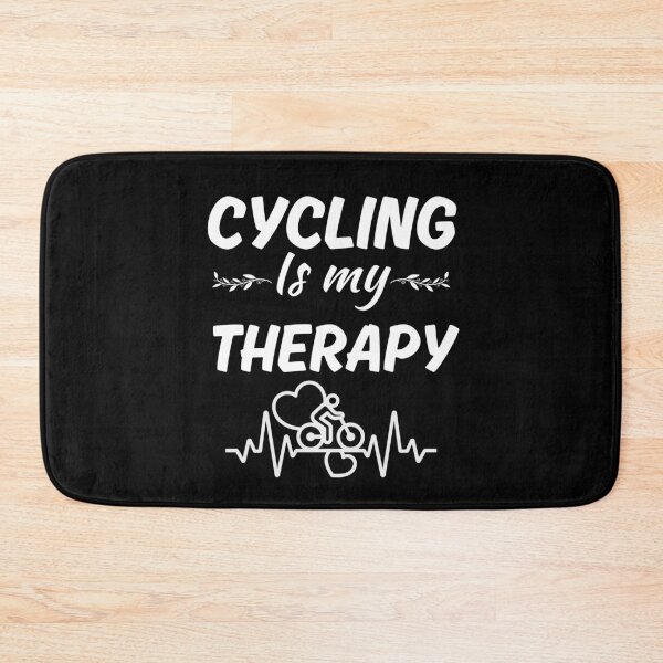 Item preview, Cycling is my therapy, bicycle is my therapist, funny cycling passion hobby saying designed and sold by NBSStore.