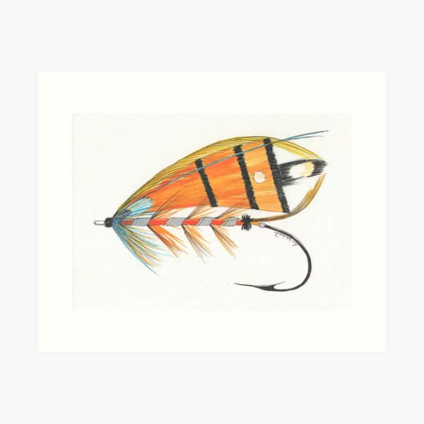Salmon Fly Art Prints for Sale