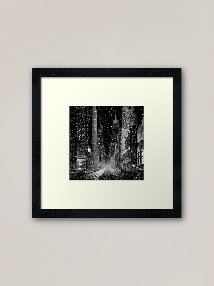 Thumbnail 1 of 7, Framed Art Print, NYC-C-012 designed and sold by philjarry.