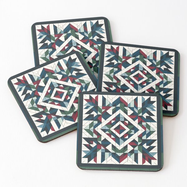 Item preview, Amish Style Patchwork Quilt Pattern designed and sold by PinUpPizzazz.