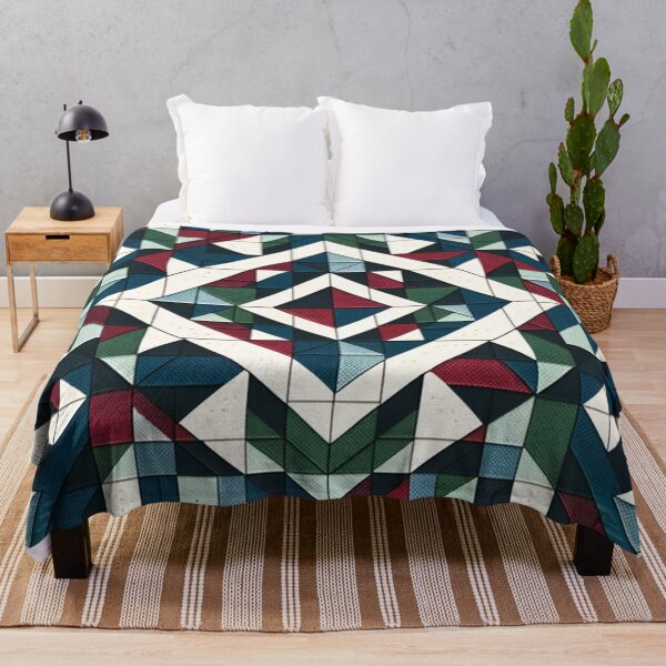 Item preview, Amish Style Patchwork Quilt Pattern designed and sold by PinUpPizzazz.