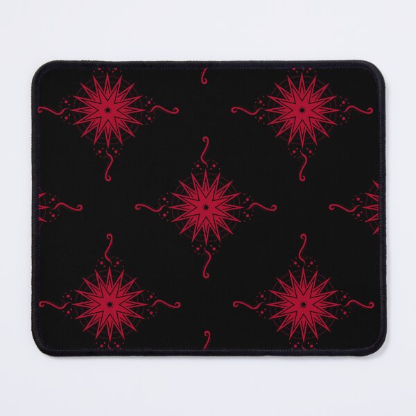 Item preview, Red Stars and Ribbons on Black Co-ordinate designed and sold by KathyLav.
