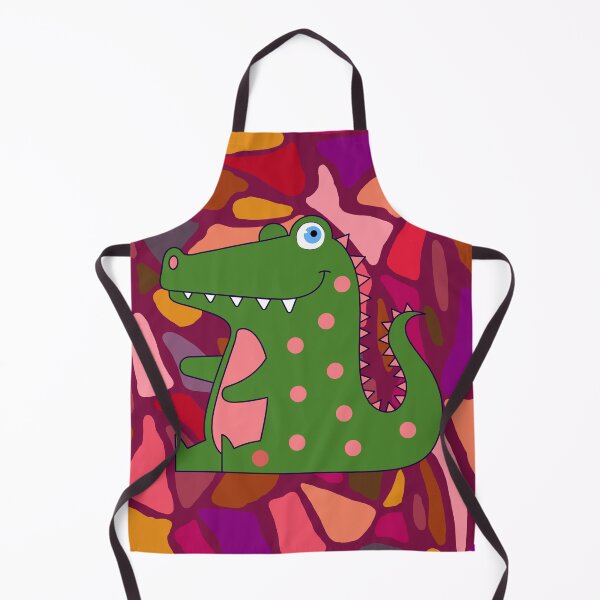 Item preview, Green spotty dinosaur designed and sold by GasconyPassion.