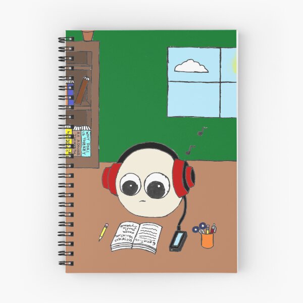 Item preview, Deb Studying Listening to His Chill Lo-Fi Beats                                            designed and sold by GrudleBay.