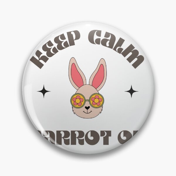 Item preview, Keep Calm and Carrot On, Groovy Funky Aesthetic designed and sold by Printable Bundle.