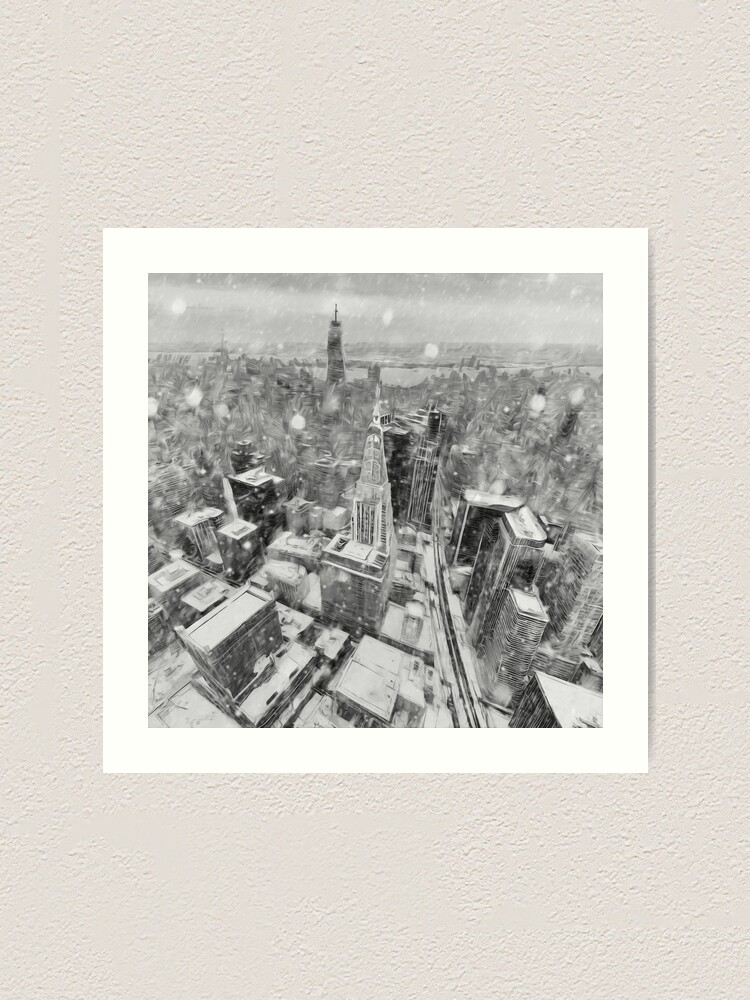 Thumbnail 1 of 3, Art Print, NYC-D-009 designed and sold by philjarry.