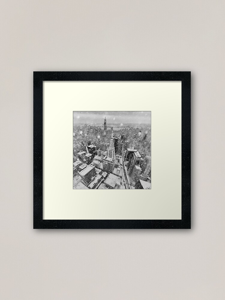 Thumbnail 1 of 7, Framed Art Print, NYC-D-009 designed and sold by philjarry.