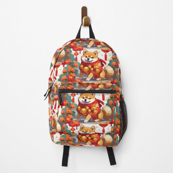 Item preview, Chinese New Year lovely shiba dog lucky Wealthy, prosperous and happy. designed and sold by nimnaree.