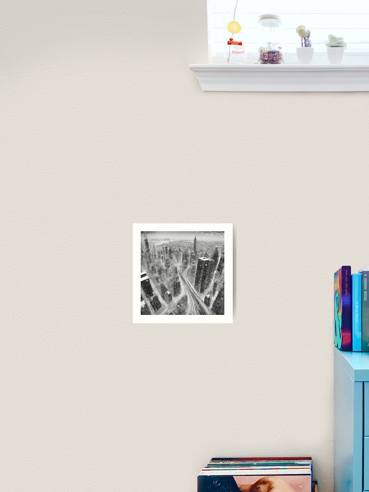 Thumbnail 2 of 3, Art Print, NYC-D-011 designed and sold by philjarry.