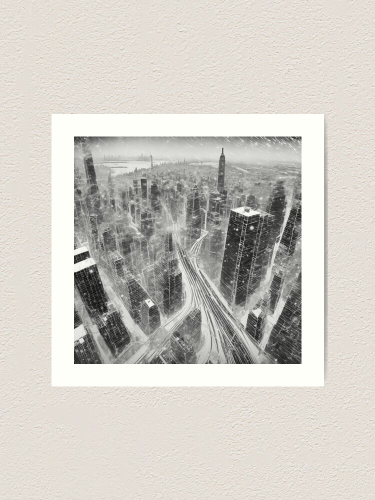 Thumbnail 1 of 3, Art Print, NYC-D-011 designed and sold by philjarry.