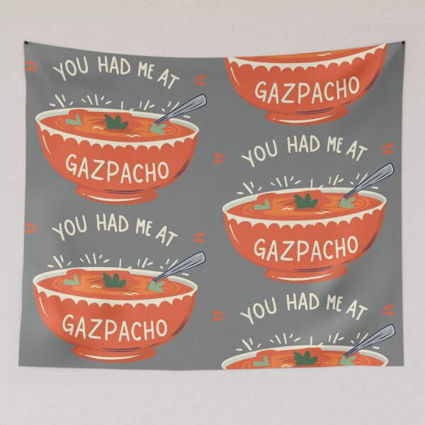Item preview, From Soup to Style: you had me at gazpacho designed and sold by EmeraldeaArt.