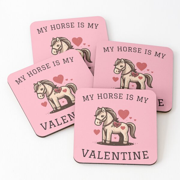 Item preview, My Horse is My Valentine designed and sold by HeadTurningArt.