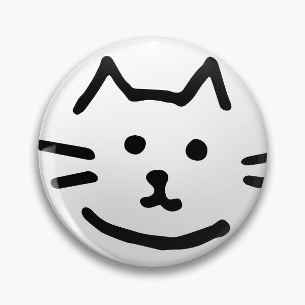 Item preview, Cat Face by Hand Line or Lined Figure in Cat Series designed and sold by my-KEWL.