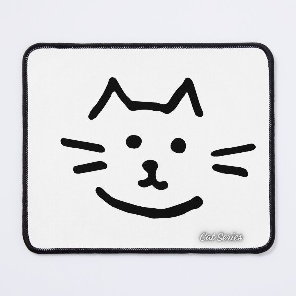 Item preview, Cat Face by Hand Line or Lined Figure in Cat Series designed and sold by my-KEWL.