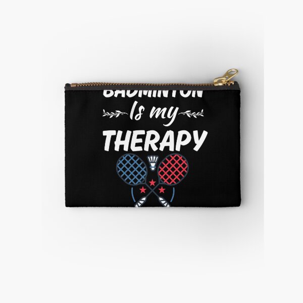 Item preview, Badminton is my therapy, badminton sport or game club players saying designed and sold by NBSStore.
