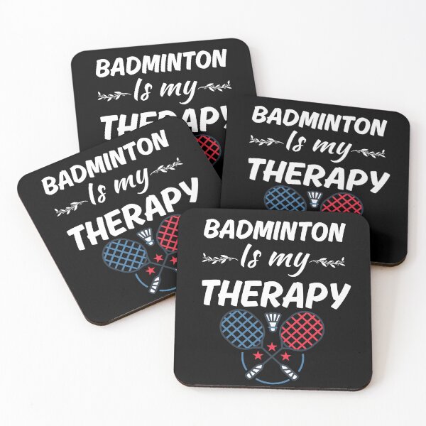 Item preview, Badminton is my therapy, badminton sport or game club players saying designed and sold by NBSStore.