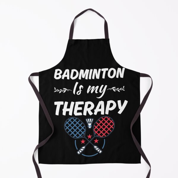 Item preview, Badminton is my therapy, badminton sport or game club players saying designed and sold by NBSStore.
