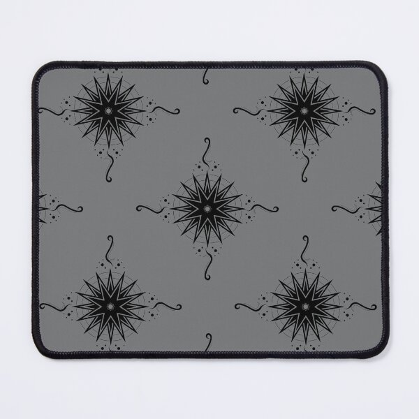 Item preview, Black Stars and Ribbons on Gray Co-ordinate designed and sold by KathyLav.