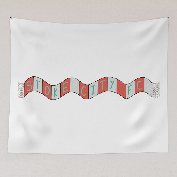 Item preview, Stoke City Scarf (With Club Name) designed and sold by MadeByGeeClowes.
