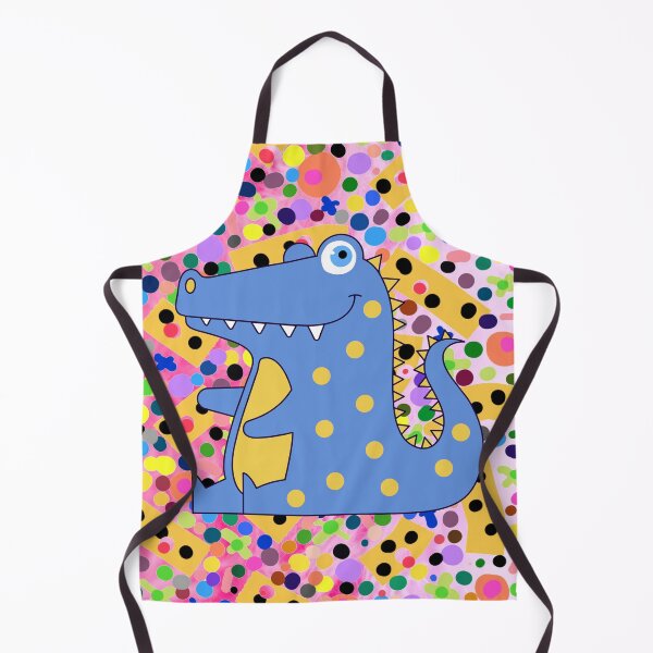 Item preview, Blue spotty dinosaur designed and sold by GasconyPassion.