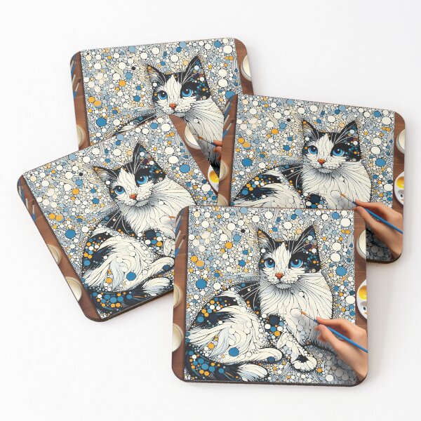 Item preview, Abstract Whisker Whimsy designed and sold by BastKittyStore.