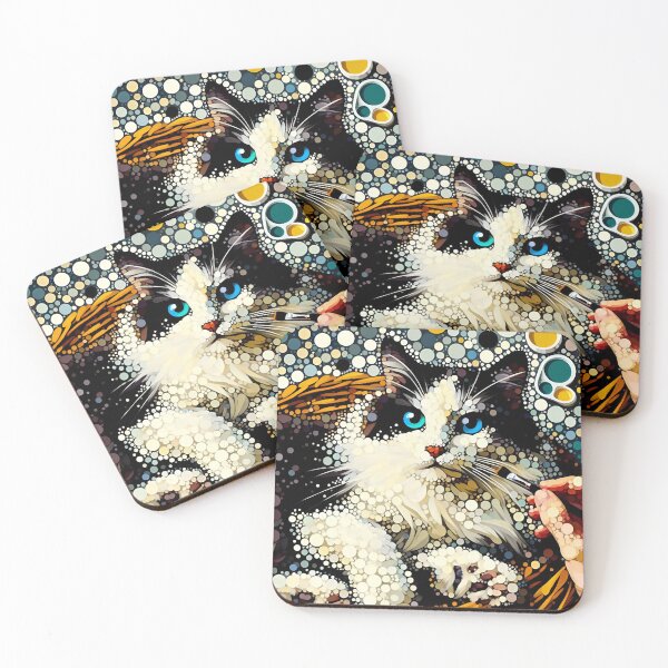 Item preview, Ephemeral Feline Impressions designed and sold by BastKittyStore.