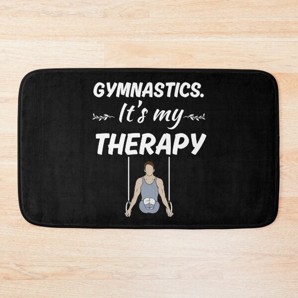 Item preview, Gymnastics is my therapy, gymnastics fan and athlete men saying designed and sold by NBSStore.