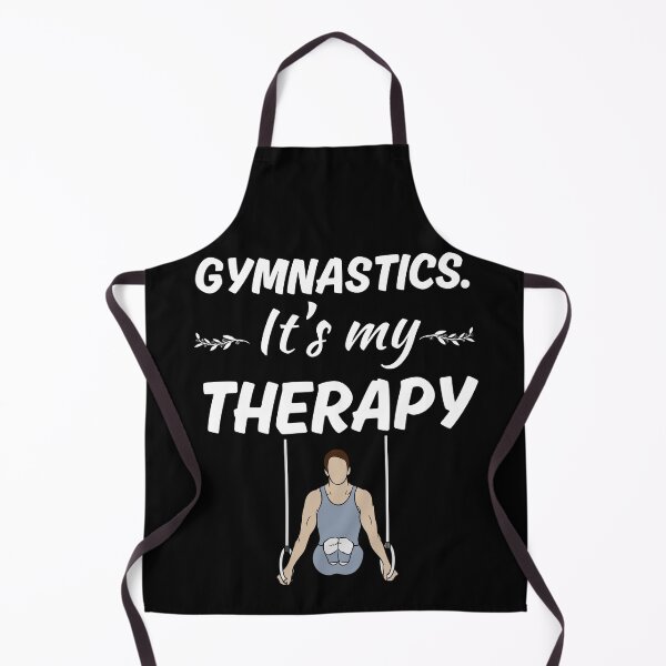 Item preview, Gymnastics is my therapy, gymnastics fan and athlete men saying designed and sold by NBSStore.