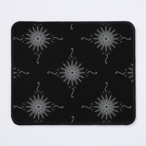 Item preview, Gray Stars and Ribbons on Black Co-ordinate designed and sold by KathyLav.