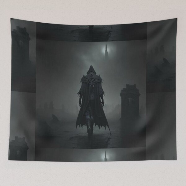 Item preview, The Man In Black Seeks Solitude designed and sold by WastelandsEdge.