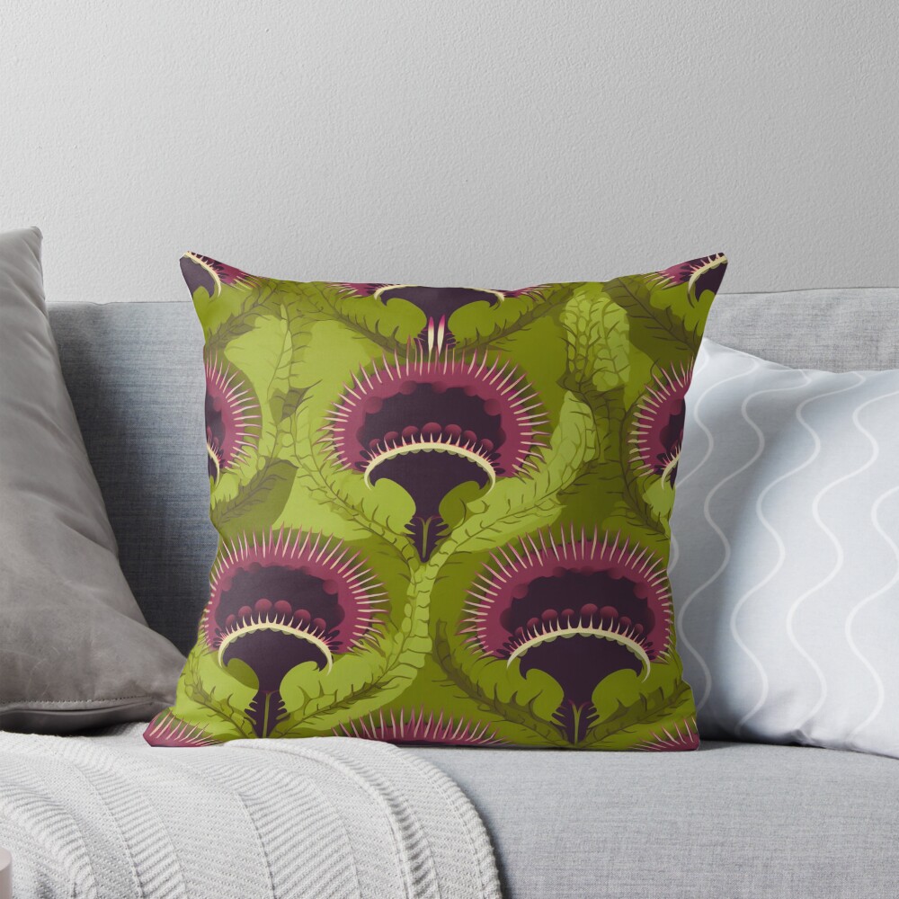 Item preview, Throw Pillow designed and sold by PrettyPatternss.