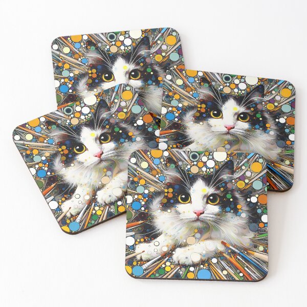 Item preview, Abstract Whisker Ballet designed and sold by BastKittyStore.