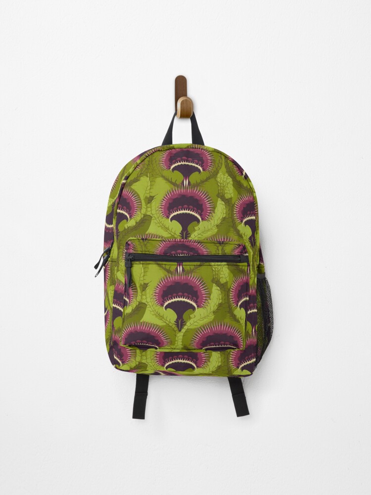 Thumbnail 1 of 3, Backpack, Venus Flytrap designed and sold by PrettyPatternss.