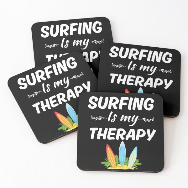 Item preview, Surfing is my therapy, surfing enthusiasts fan or lover saying designed and sold by NBSStore.