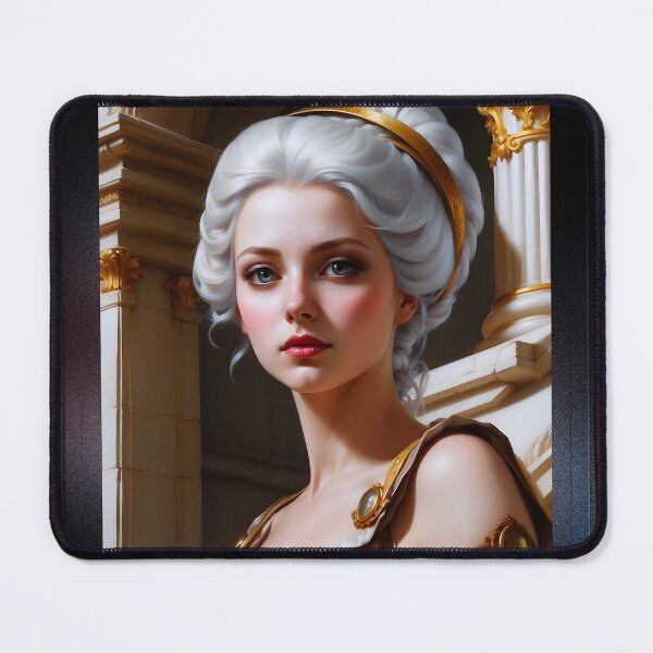 Item preview, Lady Alicia Calvera Beautiful AI Concept Art Portrait by Xzendor7 designed and sold by Xzendor7 Digital Art Creations.