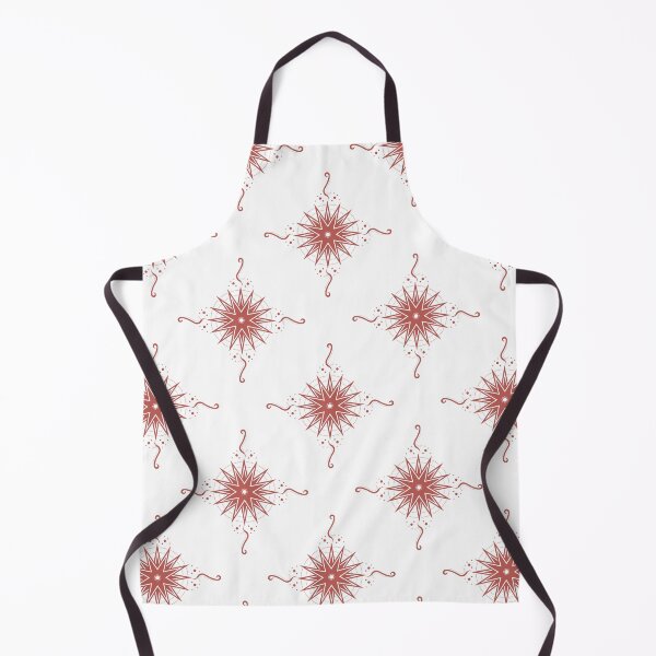 Item preview, Brick Red Stars and Ribbons on White Co-ordinate designed and sold by KathyLav.