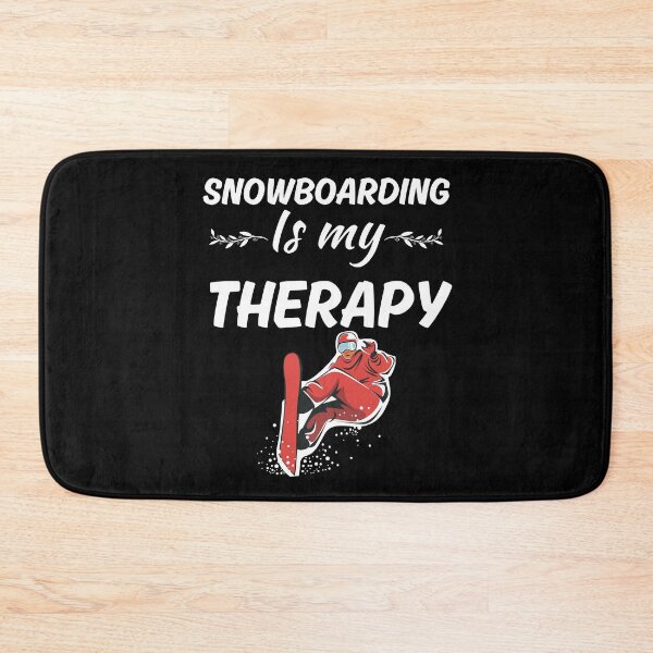 Item preview, Snowboarding is my therapy, snowboarder life, snowboarding hobby dad, friends designed and sold by NBSStore.