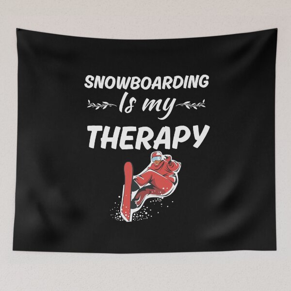 Item preview, Snowboarding is my therapy, snowboarder life, snowboarding hobby dad, friends designed and sold by NBSStore.