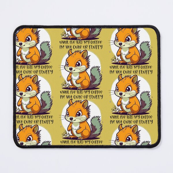 Item preview, Cute Squirrel that just woke up designed and sold by StrengthWithin.